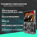 WUDS Open Source R36S Retro Handheld Video Game Console Linux System 3.5 Inch IPS Screen Portable Pocket Video Player 64G games