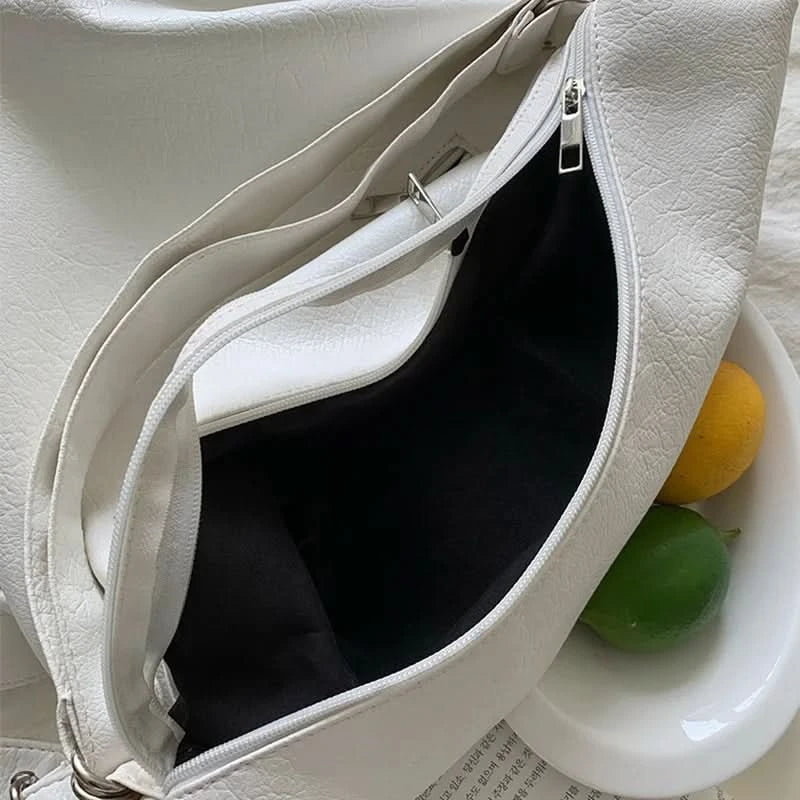Vintage Women's Bag Leather Multifunctional Shoulder Bag Fashion Ladies Backpack Waterproof Wearable Square Backpacks - M & M Global