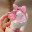 Children's Sandals 2-12 Years Old Cartoon Greenish Pink Soft Boys Girls Beach Shoes Casual Non-slip Kids Baby Sports Sandals - M & M Global