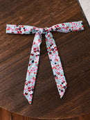 Spring and Autumn Girls' Simple Casual Versatile Knitted Round-Neck Long-Sleeve Floral Dress, Everyday Casual Dress for Girls, Can Be Used as a Holiday Gift, Eid, Easter, Carnival, Spring Festival