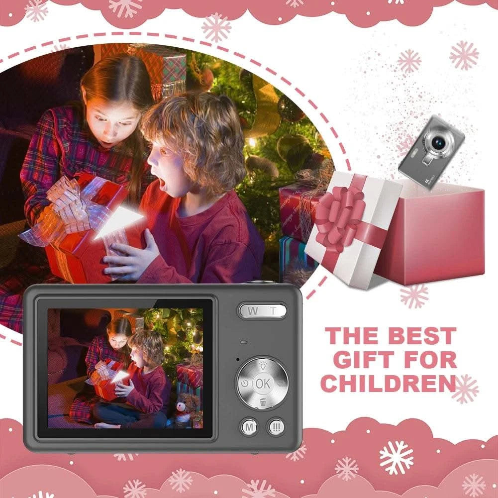 4K HD 1080P Video Camcorder 2.4 Inch IPS Screen Digital Camera 96MP Autofocus Vlogging Camera 16X Zoom for Kids Adults Beginners - M & M Global