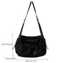 Fashionable Crossbody Bag with Drawstring Accent - Spacious & Secure Zipper Closure - Includes Stylish Bag Charm - M & M Global