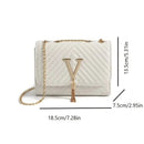 Embroidery Women Crossbody Bag Thread Luxury Handbag Shoulder Bags Brand Sequined Tassel Clutch Small Bag and Purse Party - M & M Global