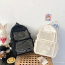 Japanese Style Transparent Ita Bag for Girls Comic Cons Large Capacity Women Backpack Fashion School Bags for College Student JK - M & M Global