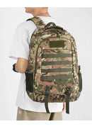 New cross-border outdoor tactical bag, large-capacity backpack, multi-functional leisure travel mountaineering bag, camouflage d - M & M Global