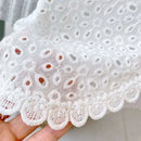 2PCS Kids Sets Summer Girl Clothes Children Hollow Lace Sleeveless Tops Shorts Set Fashion Baby Girl Cardigan Fake Two Suit - M & M Global