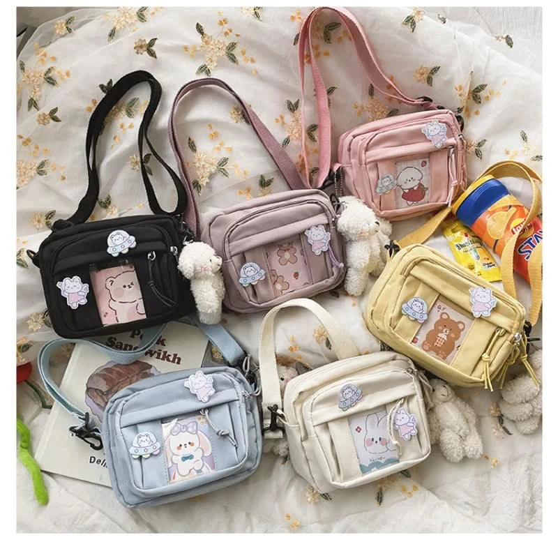 New Kawaii Bag Girls New JK Transparent Bag Small Crossbody Bag For Women Purses and Handbags Shoulder Bag Itabag Bolso - M & M Global
