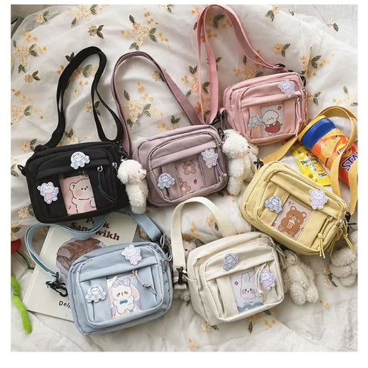 New Kawaii Bag Girls New JK Transparent Bag Small Crossbody Bag For Women Purses and Handbags Shoulder Bag Itabag Bolso - M & M Global