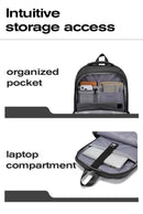 BANGE Large Capacity Men Backpacks for 15.6 Laptop Business Travel Women Backpack Waterproof School Bags with Mesh Side Pockets - M & M Global