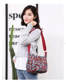 Large Capacity Nylon Crossbody Shoulder Bag for Home Use Middle-Aged And Elderly Women Casual Multi-Socket Slanting Bag - M & M Global