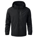 Men's Waterproof Rain Jacket Lightweight Outer Hooded Outdoor Raincoat Hiking Windproof Jacket Climbing Outdoor Jackets