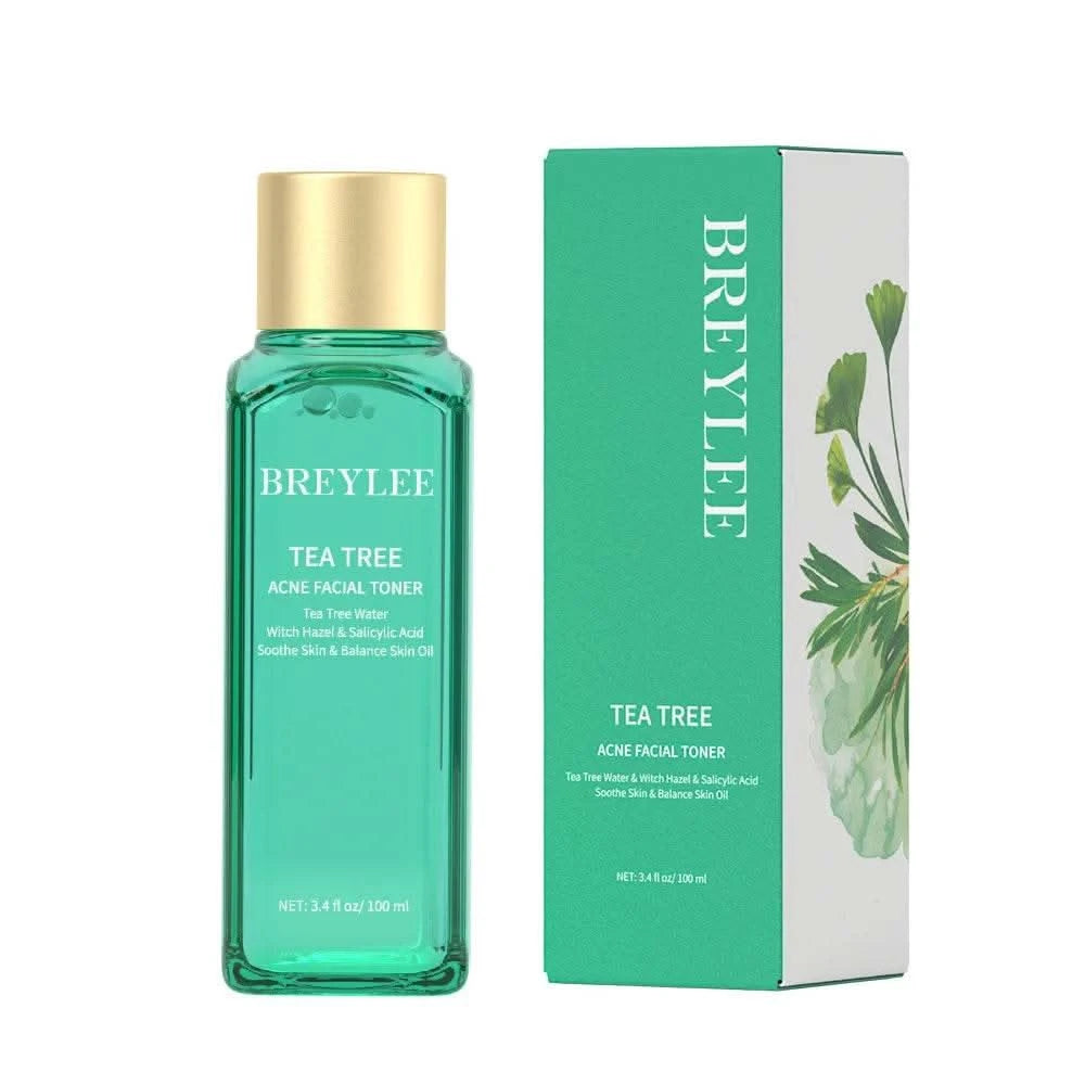 BREYLEE Acne Treatment Set 4pcs Facial Cleanser Toner Serum Cream Skin care - M & M Global
