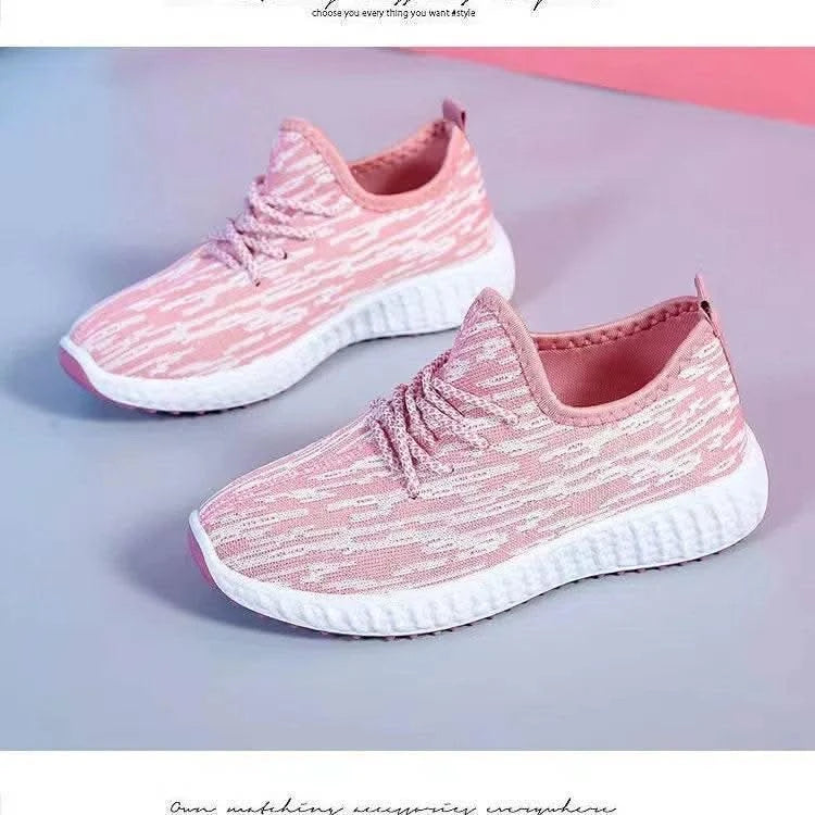 2025/Hot selling sports shoes women's Korean version fashion casual hot selling coconut shoes soft sole breathable running shoes - M & M Global