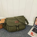 High Quality Canvas Handbag Shoulder Bags Large Capacity Crossbody Bags For Women Simple Casual Messenger Bag Student School Bag - M & M Global