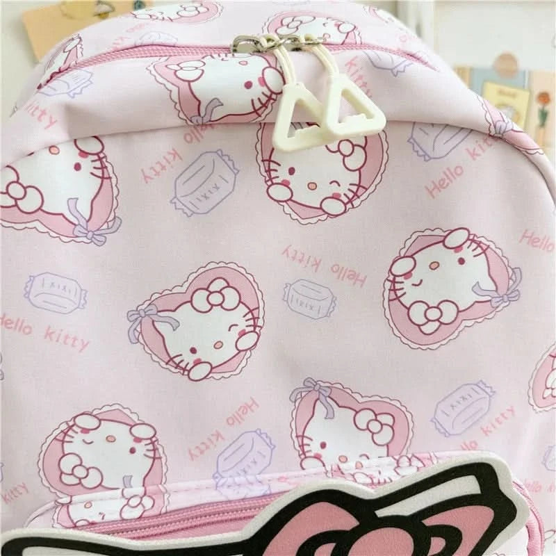Kawaii Hello Kitty Kuromi Cinnamoroll Backpacks Cute Cartoon My Melody Pochacco Pompom Purin Anime Storage School Bag Sac A Dos - M & M Global