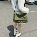 Women's Messenger Bag Vintage Handbag Canvas Teenager Shoulder Tote Bags Casual Handbag Crossbody Handbags - M & M Global