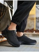 Fashionable breathable soft sole air cushion anti-smash and anti-puncture work shoes