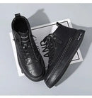 Men Boots Winter High Top Leather Shoes Fashion Cotton Shoes Fashion Ankle Boots Business Casual Outdoor Shoes Male Sneakers New - M & M Global