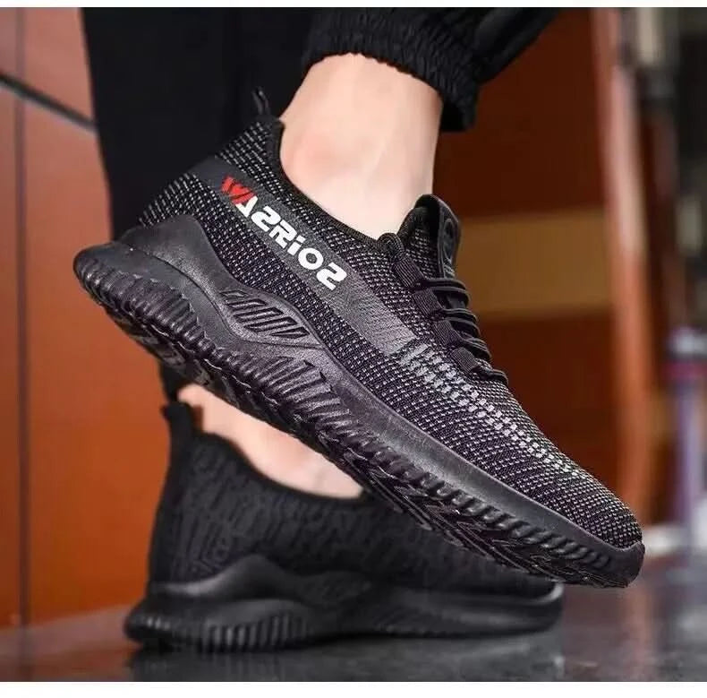 male's sneakers Mesh breathable Light Casual Sports Shoes Summer Men's Outdoor Soft Sole non slip fashion Comfort Running Shoes - M & M Global