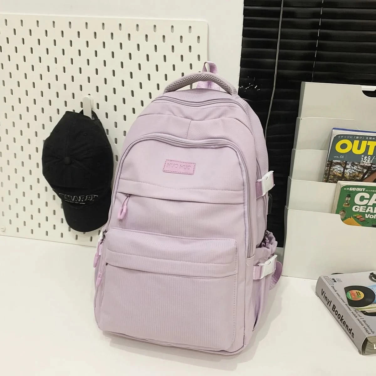 Schoolbag Unisex New Japanese Simple High School Student Junior High School Student Large-Capacity Backpack - M & M Global