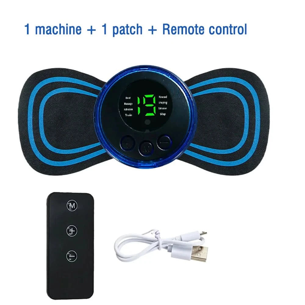 Multi functional intelligent mini massage stick portable neck massager shoulder and neck massage stick USB charging model - M & M Global