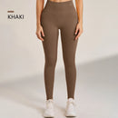 Yoga Pants Lightweight Four-Way Stretch Solid Athleisure Leggings High Waist Plus Size Gym Tight Pants