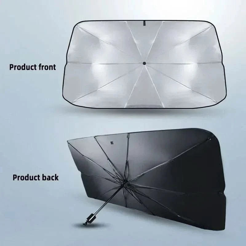 Car Sunshade Umbrella For Auto Shading Car Sun Shade Protector Parasol Summer Sun Interior Windshield Protection Curtain - M & M Global