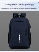 Mens BackPack LargeCapacity Simple Fashion Travel Female Student ComputerBag - M & M Global