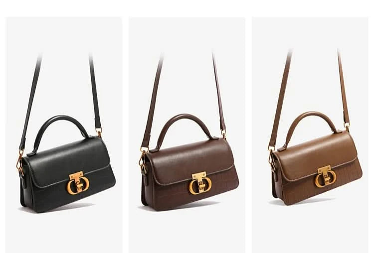 Small Leather Armpit Bags for Women, Chain Shoulder, Crossbody Bag, Ladies Vintage Underarm Handbags, Summer - M & M Global