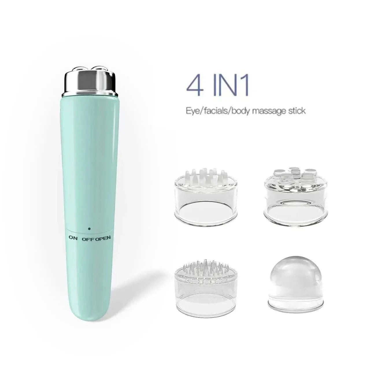 4 In 1 Electric Facial Massager Micro Vibration Eye Beauty Instrument For Relax Eye Dark Circles Eye Bags Puffiness Eye Massage - M & M Global