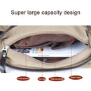Classic Men Shoulder Bag Men's New Canvas Messenger Bag Outdoor Leisure Travel Multi Pockets Satchel Handbags Men's Designer Bag - M & M Global