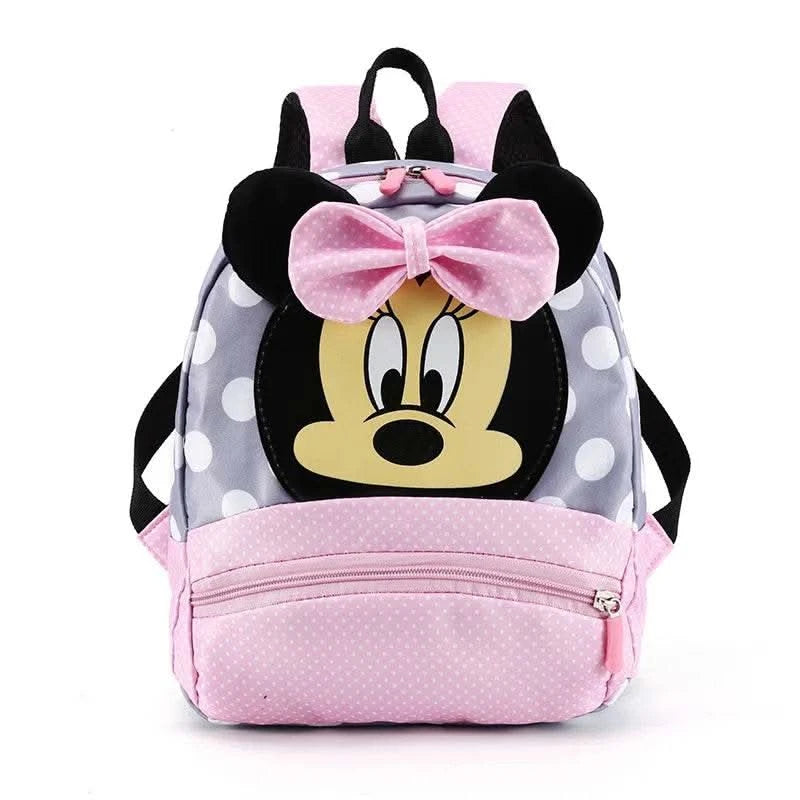 Disney Cartoon Backpack For Baby Boys Girls Minnie Mickey Mouse Children Lovely Schoolbag Kindergarten Schoolbag Kids Gift - M & M Global