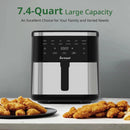 Air Fryer, 7.4-Quart,Crisping, Roasting, Dehydrating, and Reheating Non-Stick,Stainless Steel - M & M Global