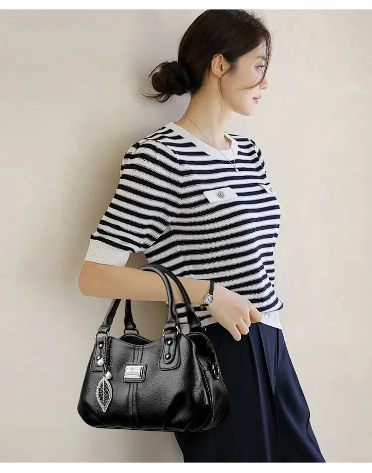 Women'S Bag 2025 New Designer Mid Year Lady Mom Crossbody Large High-Capacity Handbag - M & M Global