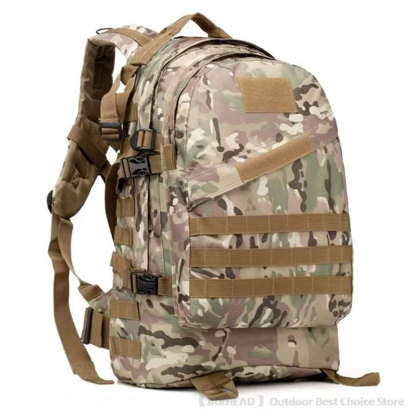 Outdoor Sport Camping Backpack Hiking Trekking School Bag Travel Cycling Walking Large Capacity Rucksack 3D Tactical Backpack - M & M Global