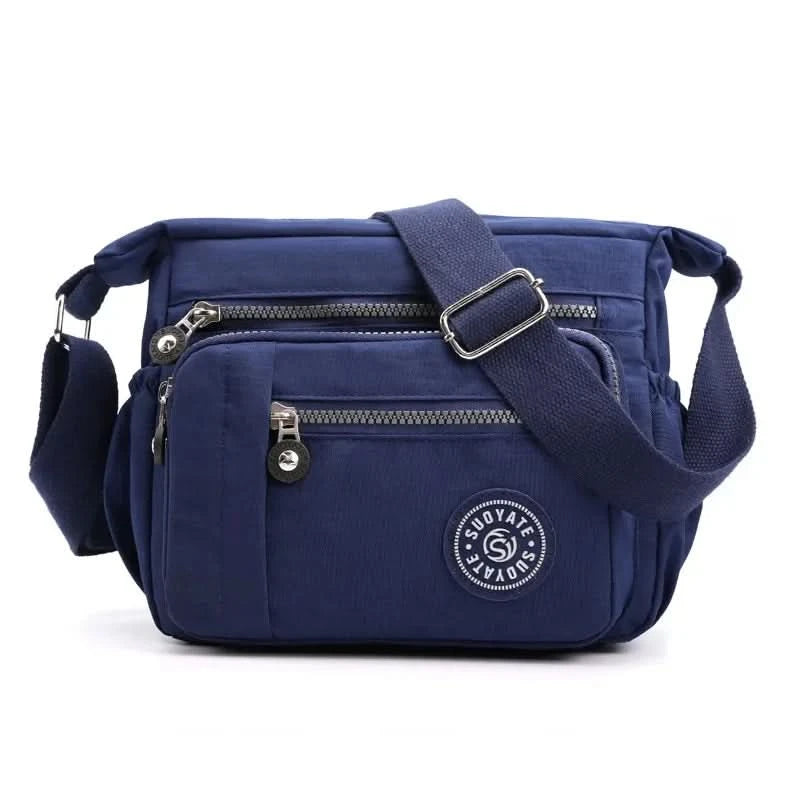 Large Capacity Nylon Crossbody Shoulder Bag for Home Use Middle-Aged And Elderly Women Casual Multi-Socket Slanting Bag - M & M Global
