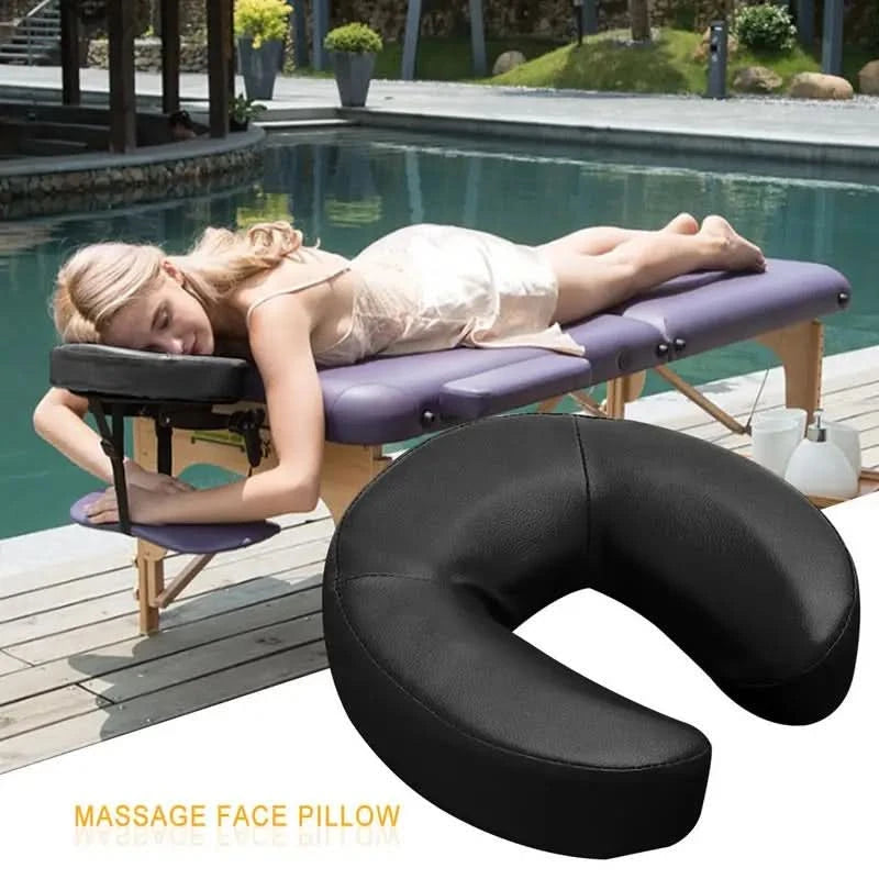 Memory Foam Neck Pillow Massage Universal Headrest Face Cushion/face Pillow For Massage Table U Shape Soft Neck Pillow - M & M Global