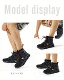 Fashionable breathable anti-smash and anti-puncture safety shoes