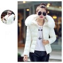 2025 Artificial raccoon fur collar winter jacket women Winter And Autumn Wear High Quality Parkas Outwear Women Coats