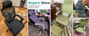 JHK Ergonomic Reclining High Back Mesh Living Room Rocking Gaming Chair Computer Desk Swivel Rolling  Lumbar Support Pillow
