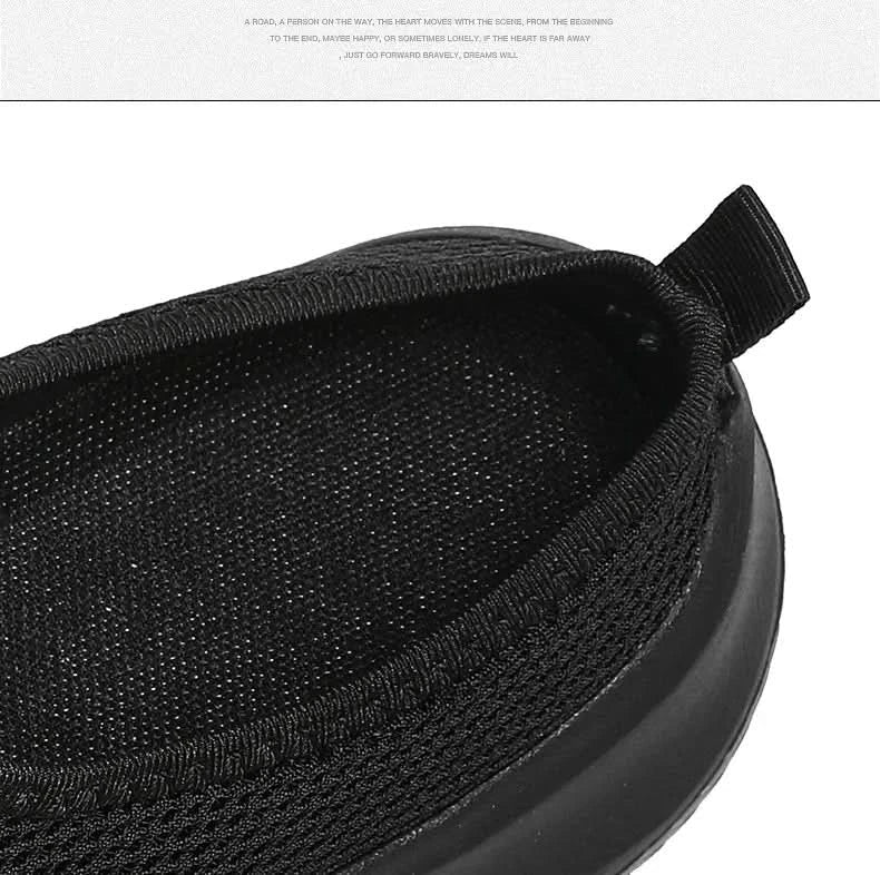 Men's Sneakers Comfortable Lightweight Soft Half Slipper Flat Running Shoes Outdoor Casual Sports Shoes Man Shoes - M & M Global