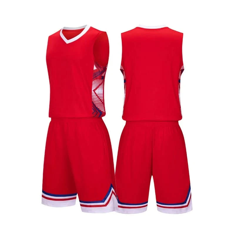 Kid Basketball Jersey Quick-drying Training Uniform Shirts Children Sportswear Kit Boys and Girls Tracksuit Sport Suit Clothes - M & M Global