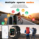 Smart watch with full touch screen, call, message reminder and other functions, compatible with iPhone/Android phones