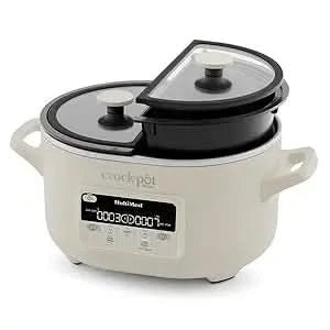 MultiMeal Multicooker and Programmable Slow Cooker with Bake Function, Oat Milk - M & M Global