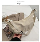 Ladies' fashionable leather PU handbag, designer shoulder bag, crossbody bag, armpit bag - M & M Global