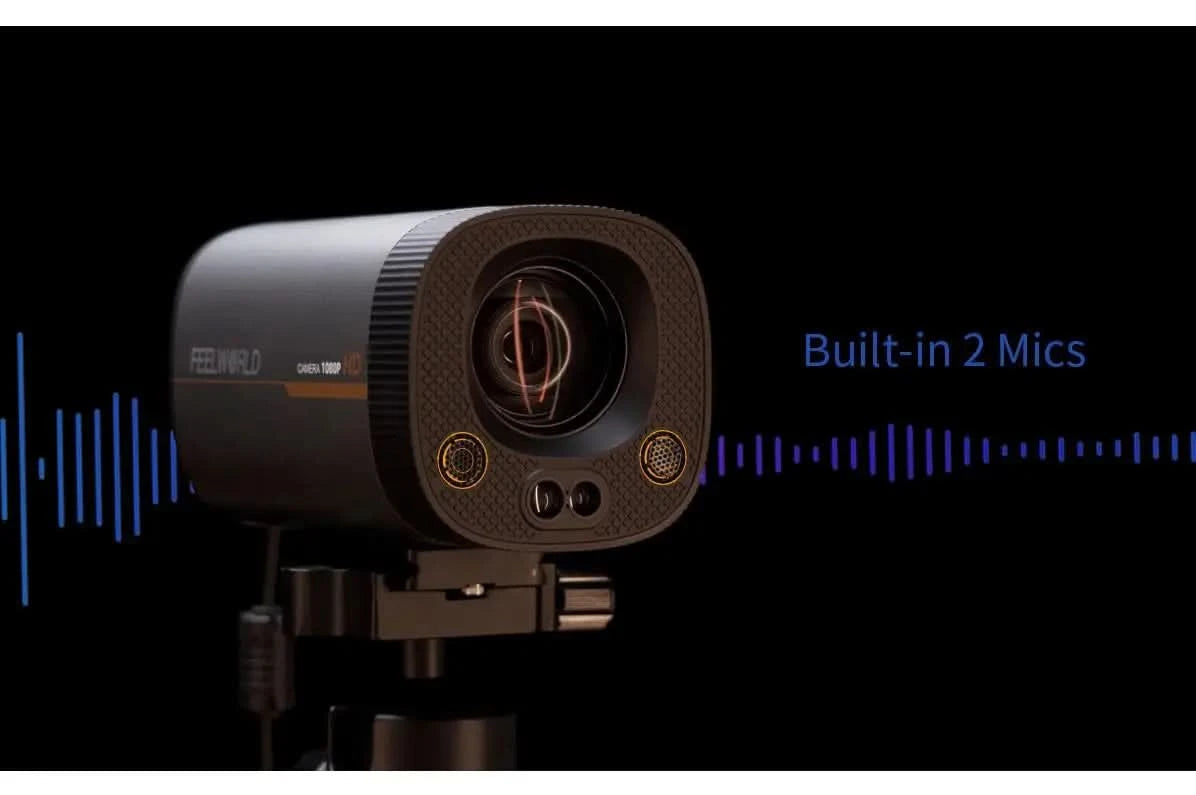 FEELWORLD Professional Streaming Camera HV10X Live Webcam Auto Focus Smart Frame Capture Everyone Full HD 1080P60fps USB3.0 HDMI - M & M Global