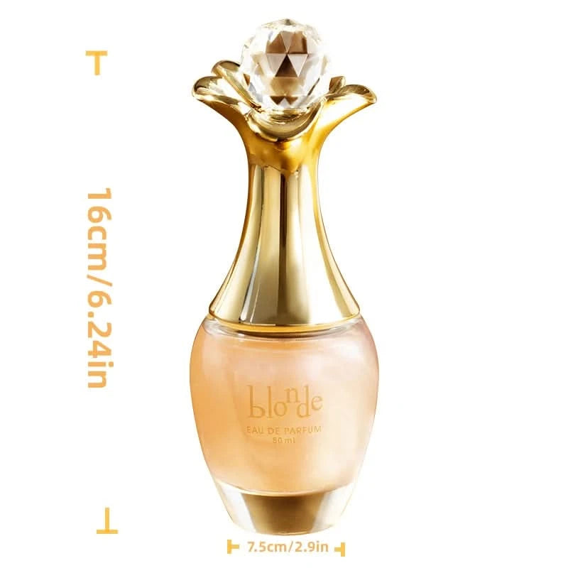 Women Romantic Perfum,Elegant Floral Fragrance Parfum Spray with Gift Box Package Lasting and Personal Perfume for Women 50ML