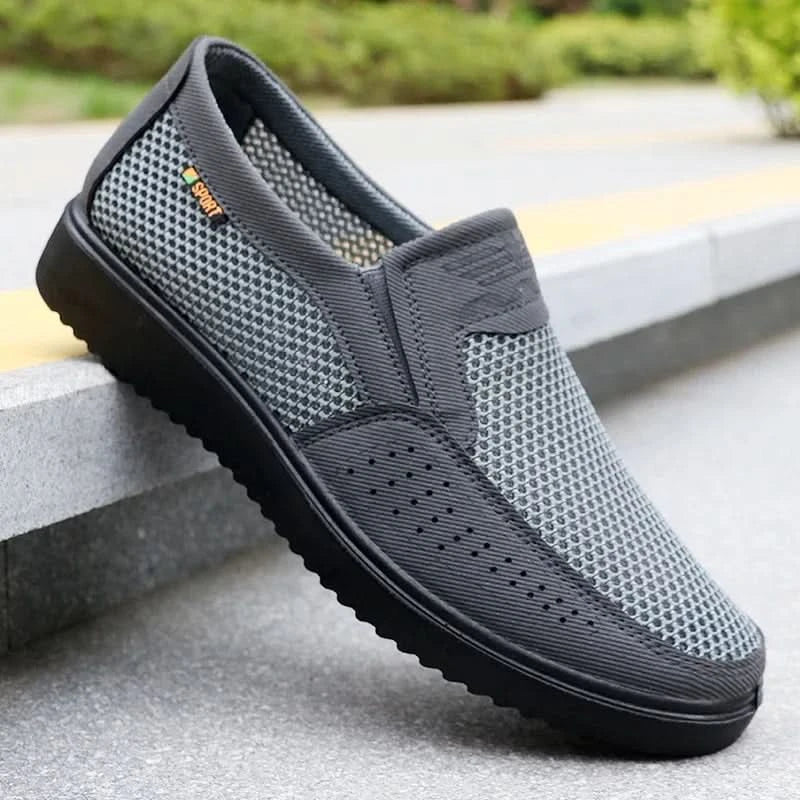 Lightweight low-top walking sneakers for outdoor, fishing, park and sports Rubber sole Breathable loafers for men - M & M Global