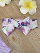 Summer Newborn Baby Girl Clothes Set  Sleeveless  Bodysuit  Printed Shorts  3pcs Clothing Suit Baby Girl Clothes For 0-1Years - M & M Global