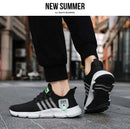Breathable Mesh Men Shoes Trendy Lightweight Walking Flats Plus Size Male Tennis Sneakers Outdoor Running Fitness Shoes 2025 - M & M Global